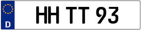 Truck License Plate